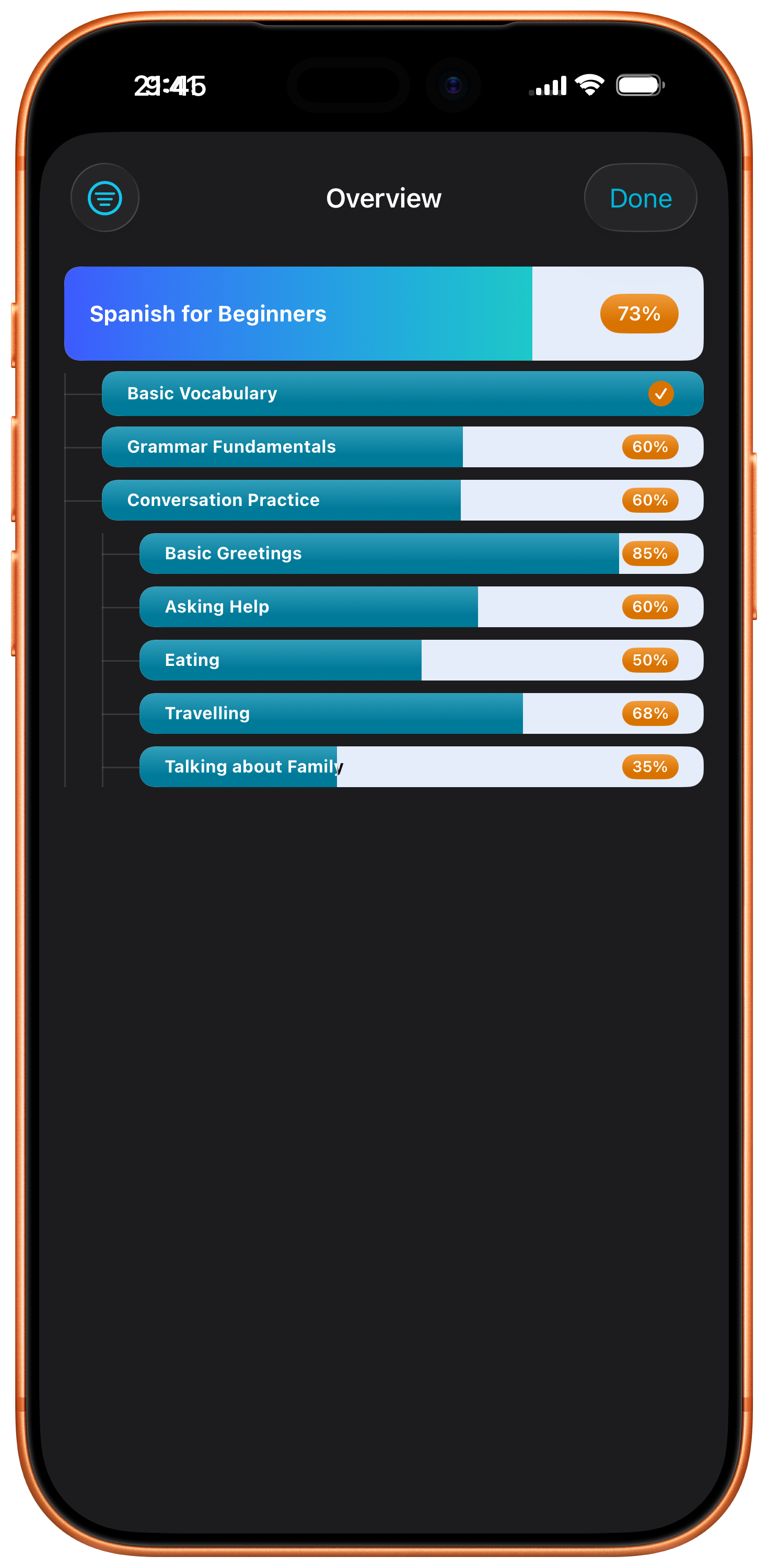 strivu iPhone screenshot